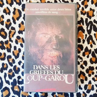 Griffes Du Loup - Garou Vhs Horror Paul Naschy Night Of The Howling Beast Rare