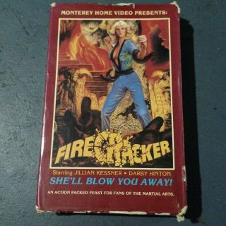 Firecracker Cult Martial Arts Big Box Rare Vhs