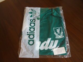 Liverpool 1991 Adidas Away Shirt Unworn & Bagged 42 " Rare Vintage