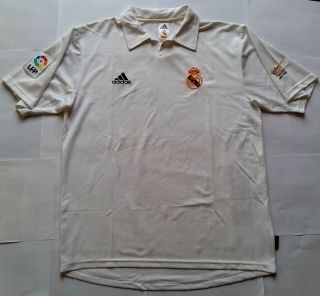 Rare Real Madrid 2002 Official Adidas Home Shirt (l) Jersey 2003 Camisa Camiseta