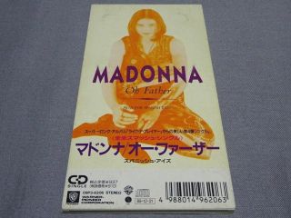 Madonna Oh Father Japan 3 " Cd Single Like A Prayer Mega Rare 09p3 - 6206