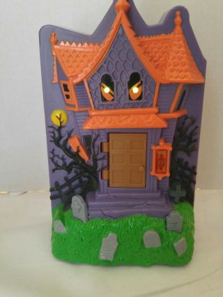 Rare Vtg Toy State Ind.  Haunted House Halloween Door Bell Scary Sounds Voice