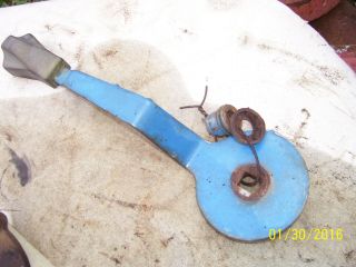 Vintage Ford 3600 Gas Tractor - 3 Point Lever & Friction Disc - Outside