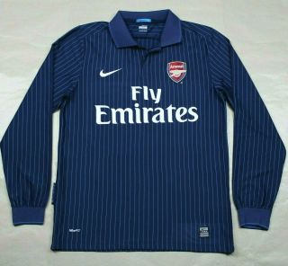 Arsenal 2009 2010 Away Shirt Rare Long Sleeve Nasri 8