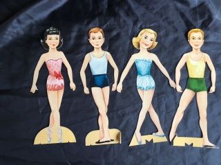 1955 4 Ballet Dancing Dolls by Whitman 3
