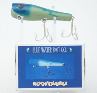 Blue Water Bait Co.  Hootenanna Lure 3 " - Signed " Ron Cracchiolo " 