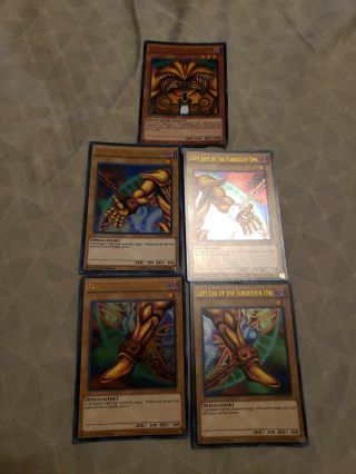 Yugioh Exodia Complete Set Ygld - Ena17 - 21 1st Edition Ultra Rare - Lightly Played