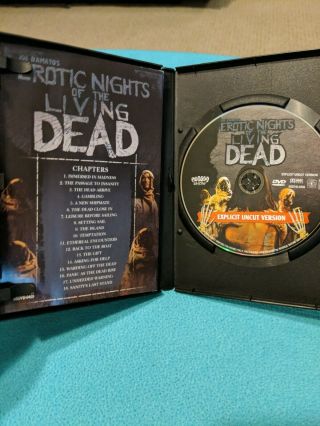 Erotic Nights of the Living Dead (DVD,  1980) Joe D ' Amato RARE OOP HORROR 3