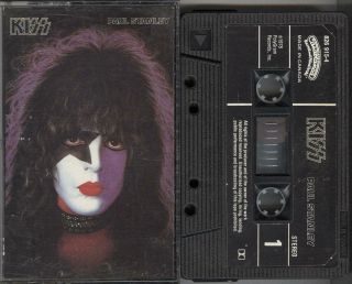 Kiss - Paul Stanley Solo Album Rare Black Tape 1978 Casablanca Canada 826 915 - 4