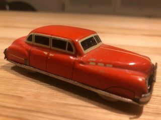 Antique Us Zone Germany 1940 Tin Penny Toy Car Georg Fischer Rare
