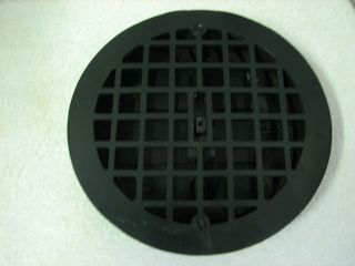 Antique Round 9 1/2 " Cast Iron Floor Register Vent Grate Ready To Install
