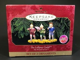Hallmark Keepsake Christmas Ornament The Lollipop Guild Wizard Of Oz 1998 - Rare