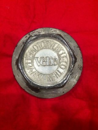 Rare Velie (john Deere) Vintage Screw - On Hubcap