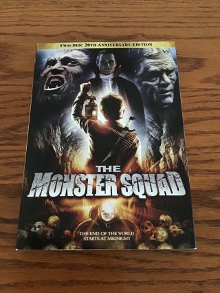 Rare The Monster Squad Dvd 2007 2 - Disc Set 20th Anniversary Edition Oop