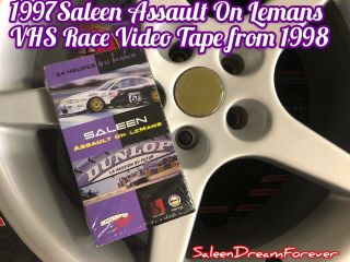 Rare Saleen Allen Speedlab Assault On Lemans Vhs Video Tape Ford Sr Mustang Gt