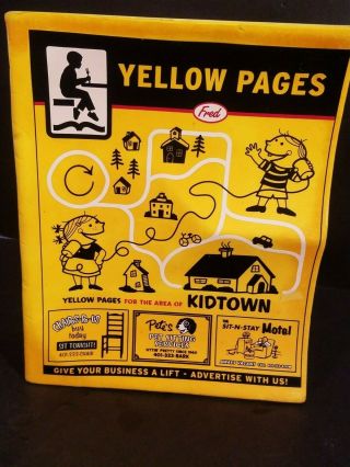Vintage 2007 Foam Yellow Pages Childs Kids Booster Seat
