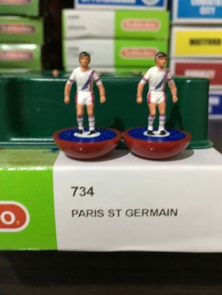 Subbuteo Lw Team - Paris Saint Germain Ref 734.  Players Perfect Very Rare