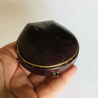 Antique Georgian Leather Jewellery Box
