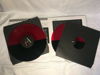 Twenty One Pilots - Blurryface Limited Edition Red/Black Split Vinyl 2xLP Rare 3