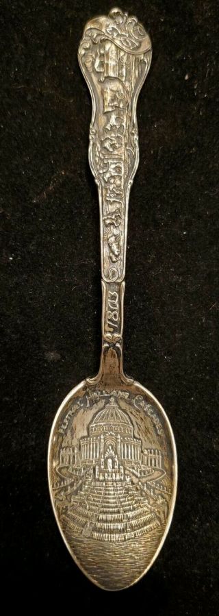 Vintage Sterling Silver Souvenir Spoon Louisiana Purchase Exposition W58