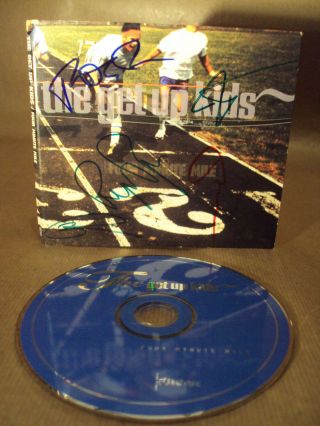 The Get Up Kids - Fully Signed " Four Minute Mile " Cd - Usa Import Rare