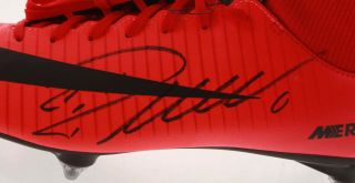 Cristiano Ronaldo Signed Nike Mercurial Soccer Cleat Beckett - Rare Color 2