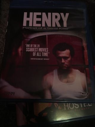 Henry Portrait Of A Serial Killer Blu Ray Rare Blu Ray