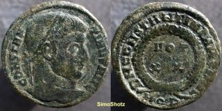 Ancient Roman Coin - Bronze Votive Of Constantine The Great - Aquileia