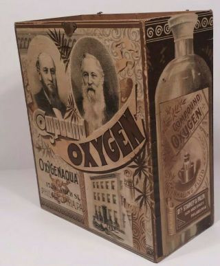 Rare Antique Medical Box - Oxygenaqua - Dr.  