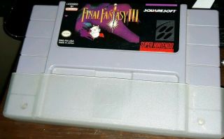 Final Fantasy Iii (nintendo Snes,  1994) Rare