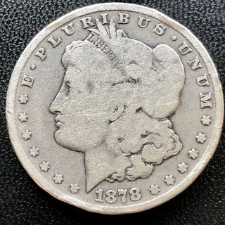 1878 Cc Morgan Dollar Carson City Silver $1 Rare Circulated 19492