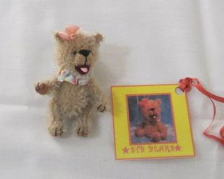 Artist Vintage Miniature Mohair Bear,  Little Sue