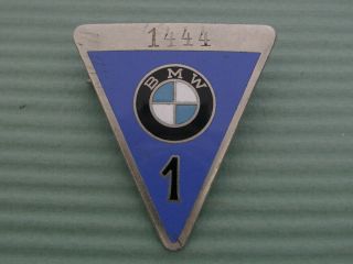 Bmw Grill Badge,  Early And Rare Grill Badge For The Collector