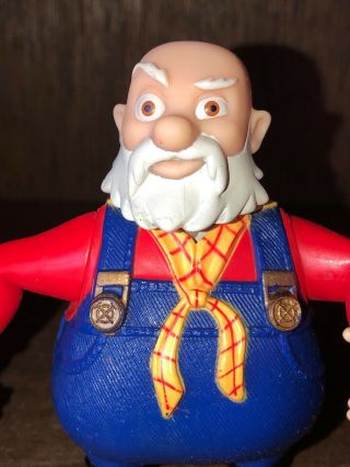 Toy Story 2 Villain Shifty Stinky Pete The Prospector Action Figure Rare Pixar