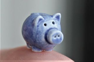 Dollhouse Ceramic Piggy Bank By Avon Miniatures Uk 1:24 Rare