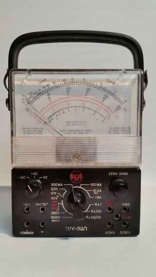 Vintage RCA Test Instrument WV - 38A VOM (Volt - Ohm - Milliampmeter) 2