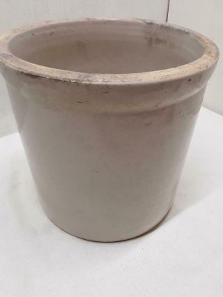 Vintage Ruckel ' s Stoneware 3 gallon Crock 3
