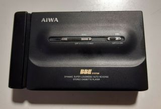 Aiwa Hs - Pl505 Reverse Cassette Player Rare Japan For Restoration Collectable
