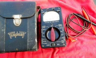 Triplett Multimeter Vom 666 - R With Leather Carry Case& Leads