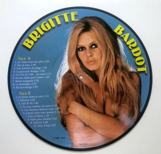 Brigitte Bardot - 1984 Denmark - Rare Vinyl Lp Picture Disc - Ar 83009