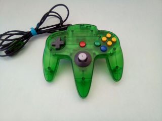 Oem Nintendo 64 N64 Jungle Green Video Game Controller Rare