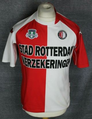 Vintage Feyenoord Home Football Shirt 03 - 04 Kappa Mens Small Rare