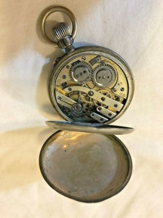 Early 1779 French 800 Silver Pocket Watch Coin Silver 2.  9 Ozs