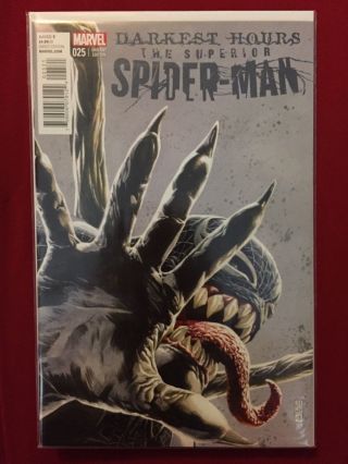 Superior Spider - Man 25 Variant 1:50 Venom Marvel Jg Jones Rare Htf Vf/nm