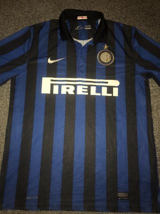 Inter Milan Home Shirt 2011/12 Large Rare