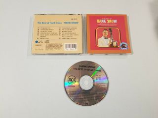 The Best Of By Hank Snow (cd,  Rca Camdien Classics) Rare Cd Canada