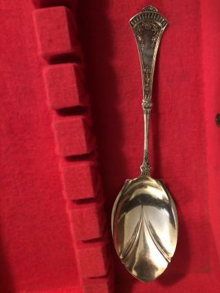 wilcox silver plate co.  A1 - Large Serving Spoon.  8 - 1/2” Long. 2