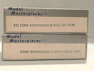Model Masterpieces HOn3 101 NOS DSP&P 6 Stall Roundhouse W/3Stall Kit Rare Item 2