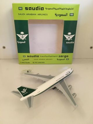 Rare Big Bird 1:400 Saudi Arabian Airlines Boeing 747 - 168b Hz - Aia Only 300