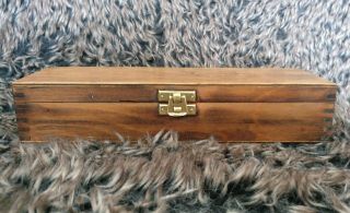 Vintage 1950s Small Wooden Tool/instruments Box